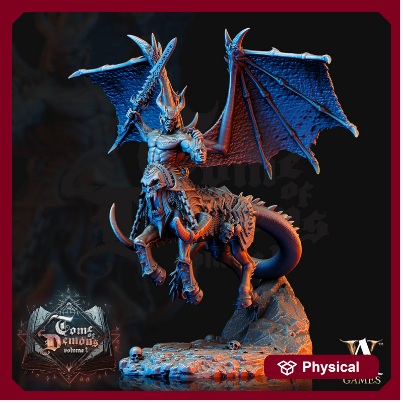 Armanite | Decataurs | Demon Lord | 28mm/32mm scale | 75mm Tall | Out of the Abyss |  Dungeons and Dragons | - Only-Games