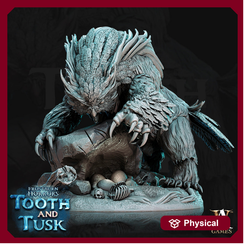 Owlbear Dnd 5e Monstrosity Miniature | 3 Poses Available in Large, Huge, Gargantuan Size | Dungeons and Dragons | Archvillain Games mini - Only-Games
