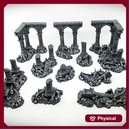 Ruined Columns Grimdark Version - Deluxe Bundle