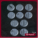 Religious Temple 25mm Bases Set x10