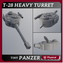 Grimdark T28 Heavy Turret compatible with Imperial and Space Marine vehicles