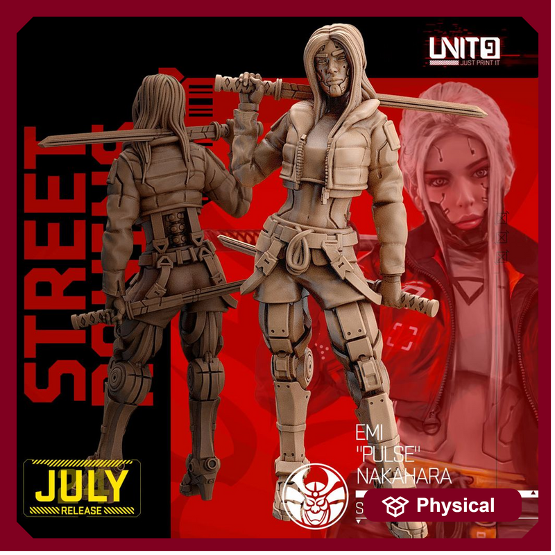 Cyberpunk - Emi "Pulse" Nakahara - Street Ronins