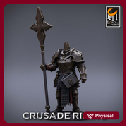 Paladin Knight Templar Cleric Unpainted Miniature | 28mm, 32mm,54mm,75mm, 100mm Scales | Dungeons and Dragons |Pathfinder |Lord of The Print - Only-Games