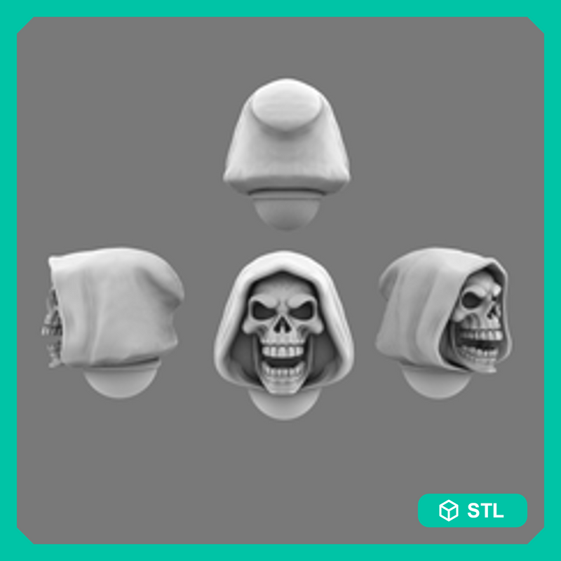 Pumpkin Lords Grim Reaper V10K Heads