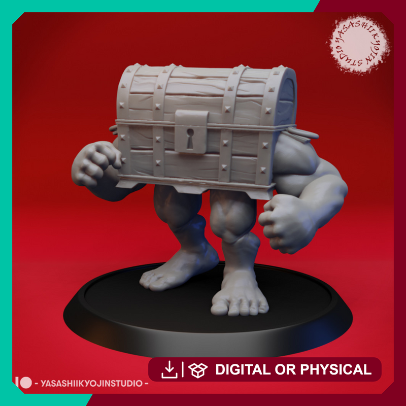 Mimic - Brawler Treasure Chest - Tabletop Miniature