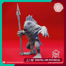 Kuo-toa - Spear  - Tabletop Miniature (Pre-Supported)