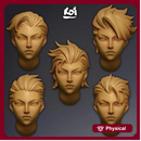 Jade Claws - Miniature Heads
