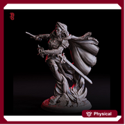 Githyanki Female Fighter Eldritch Knight, Warlock Hexblade PC / NPC | 28mm,32mm,54mm75mm,100mm Scales | Mini D&D Pathfinder |Flesh of Gods - Only-Games