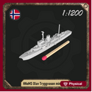 1/1200 HNoMS Olav Tryggvason minelayer