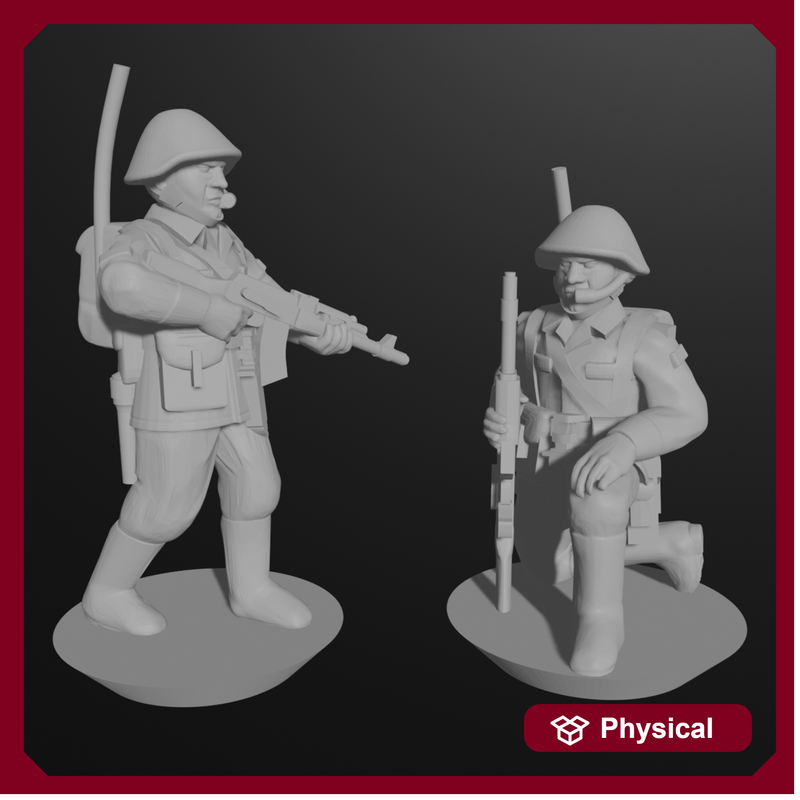 10 & 15mm East German Radio Operators (1980s) (8 models)