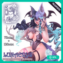 Lunaerys - Celestial Kitsune PinUp - STL only