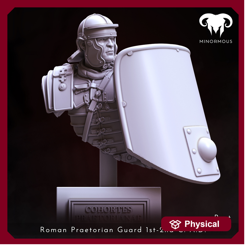 Bust - Roman Praetorian Guard Figure1st-2nd C. A.D. in Action!