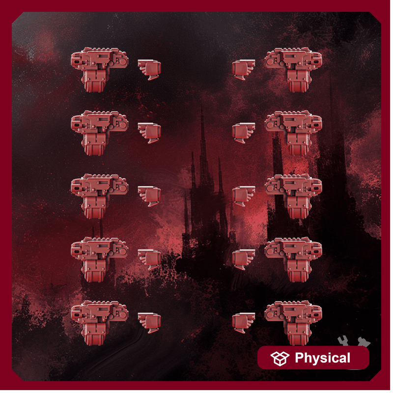 Crimson Wings Heavy Plasma Pistols Set x10 - Only-Games