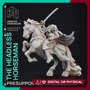 Headless horseman - Undead Rider - PRESUPPORTED - 32mm scale