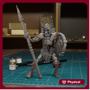 Skeleton Warrior 06 - TytanTroll Miniatures - DnD - Fantasy