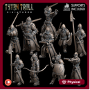 Town Guard Bundle - Frostgrave Pathfinder - Fantasy DND - TytanTroll Miniatures