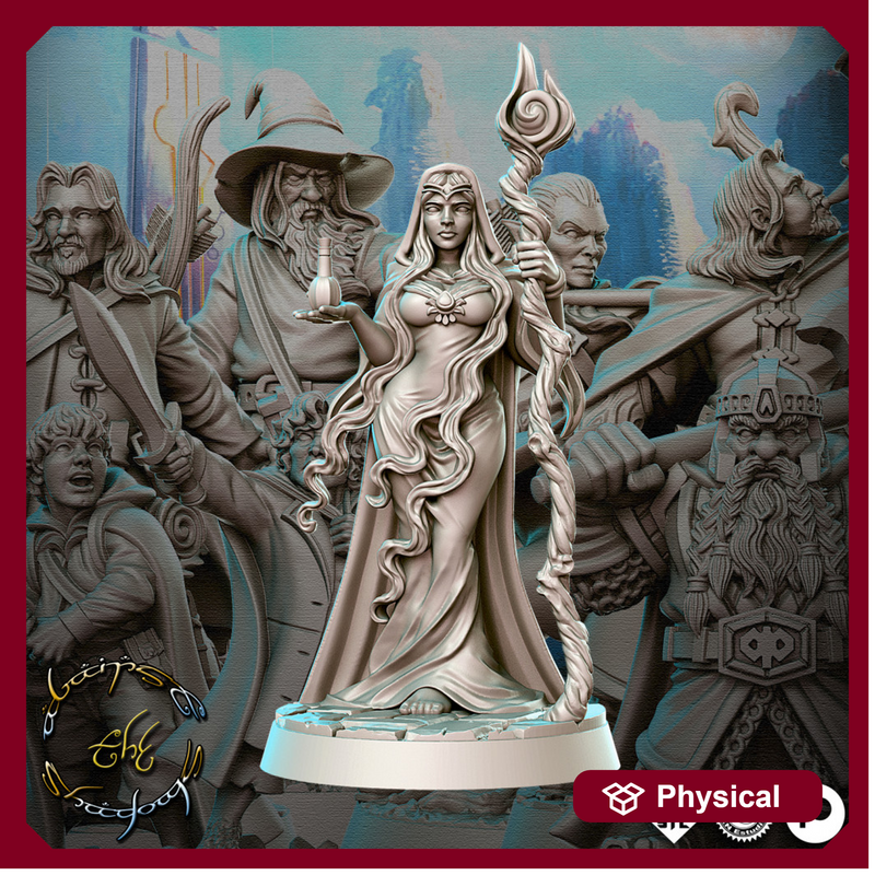 Miriel - Female druid- 32mm - DnD