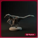 Deinonychus turning 1-35 scale dinosaur