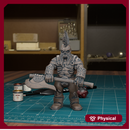 Dwarf Zombie 03 - TytanTroll Miniatures - DnD - Fantasy
