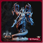 Marilith Demon General | Demon Prince | 127mm, 5 inches tall | Out of the Abyss | Demon | Dungeons and Dragons | - Only-Games