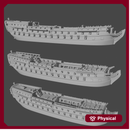 1/700 & 1/1200 French Téméraire-class 3rd rates; America; Pompee & Redoubtable, (74 guns), 1782-1862 AOA-FR-3