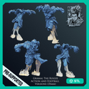 Gramal - Globlin Rogue in Action and Football Pose - STL only
