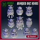 Bearded Orc Heads