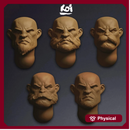 Guildmarch Militia - Veterans Miniature heads