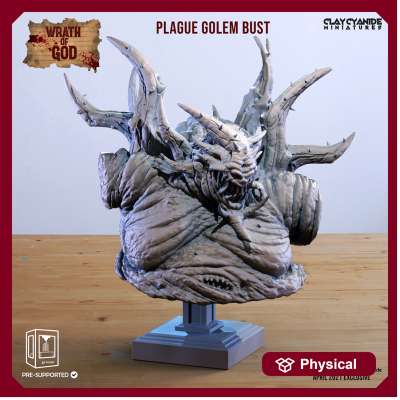 Plague Golem Bust