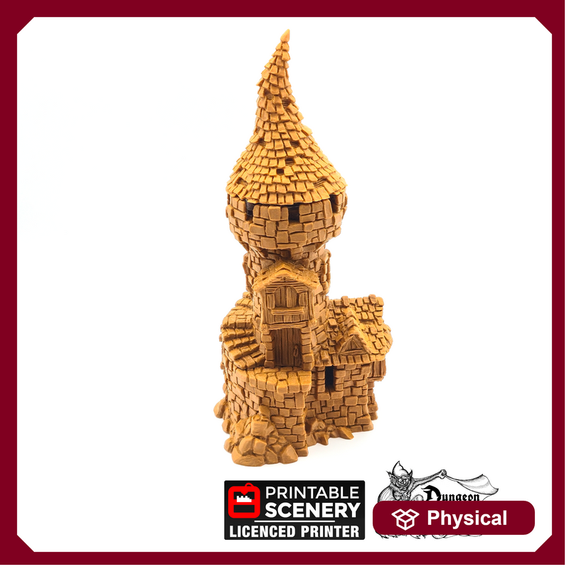 Hagglethorn Tower - Hagglethorn Hollow - Printable Scenery 15mm 20mm 28mm 32mm 40mm Wargaming Terrain D&D DnD