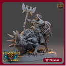 Grand Duke Anton Liechtengruber on Horned Wolf - The Order of Greybone