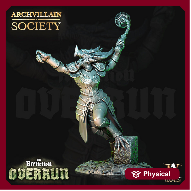 Dragonborn Female Fighter Paladin mini | 28mm, 32mm, 75mm Scale Resin Miniature | Dungeons and Dragons Miniatures | Pathfinder | - Only-Games