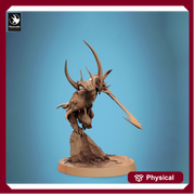 Chaos Fiend Demon, Daemon, Devils, Eldritch Horror, DnD Unpainted Miniature| 28mm proxy size,32mm ,54mm,75mm,100mm Scales Dungeons & Dragons - Only-Games