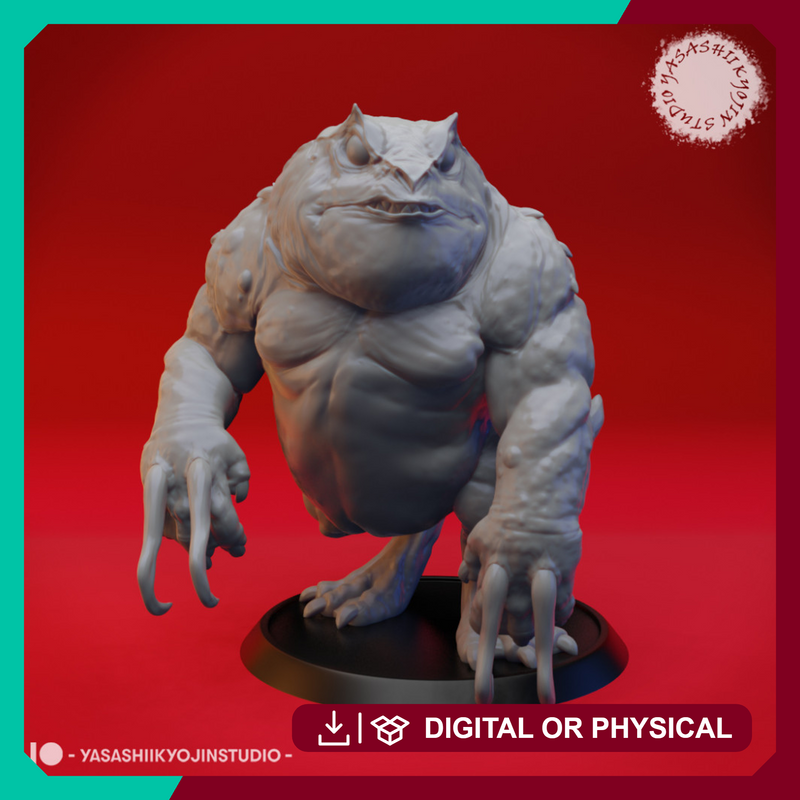 Slaad (Blue)  - Tabletop Miniature (Pre-Supported)  - Tabletop Miniature