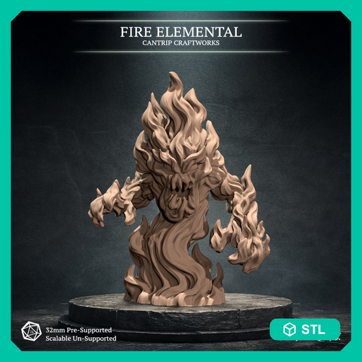Fire Elemental + Flameling - Only-Games