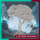 Tree 1 - Wilderness Terrain Prop STL, DnD & Wargaming Scenery