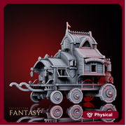 Wooden Merchant Wagon - Only-Games