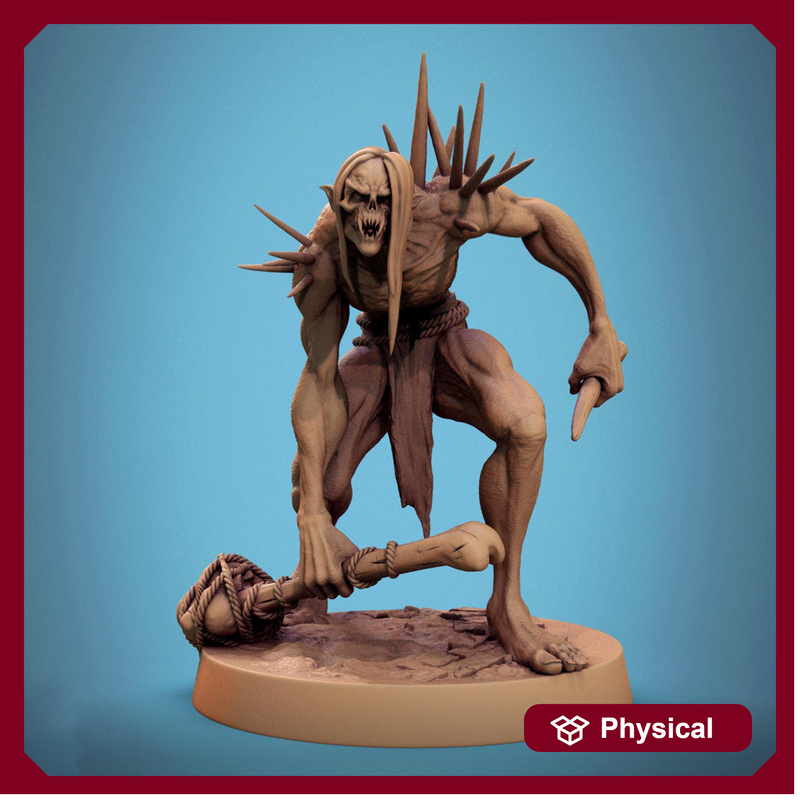 Ghoul Ghasts Undead Monster | Unpainted miniature DnD | 28mm, 32mm, 54mm, 75mm,100mm | Pathfinder | Rescale Miniatures - Only-Games