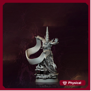 Dark Priest Miniature | Occult Sorcerer Figure | Unpainted Resin Collector Display - Only-Games
