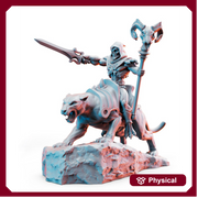 Skulldor on Catroar - Those Wonderful 80's| Fighter Barbarian | 28mm,32mm,75mm Scale | Animation Fan Art - Figurine - D&D 5e - RN Estudio - Only-Games