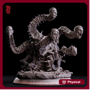 False Hydra, Monstrosity Fiend, Undead |4 sizes Medium,Large,Huge,Gargantuan| Boss Monster Mini - D&D 5e Pathfinder Figurine | Flesh of Gods - Only-Games