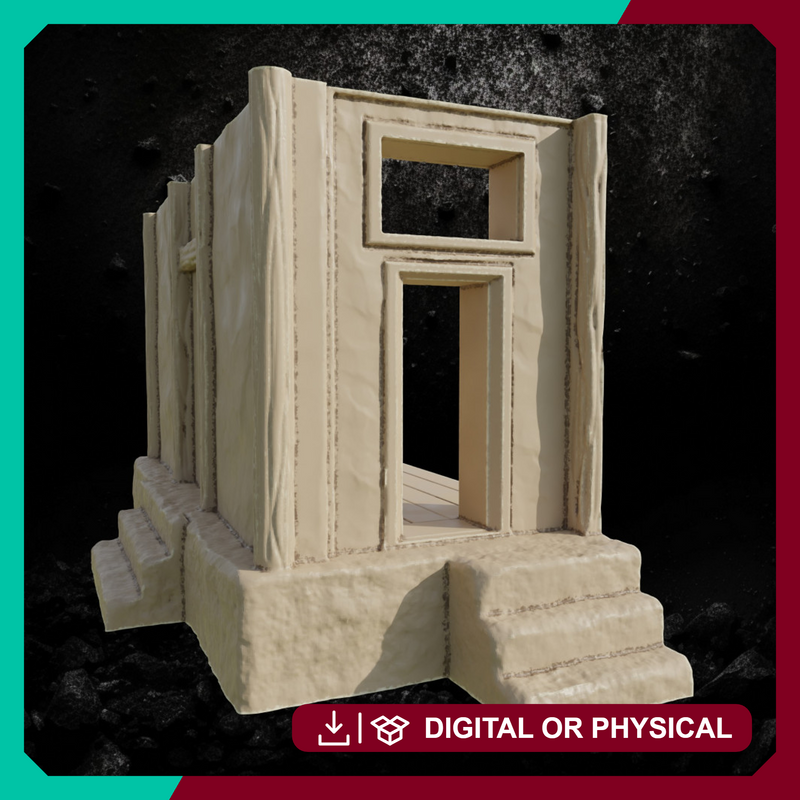 Kimonobe House 10 - Asian-Inspired Village Terrain STL for DnD & Wargaming