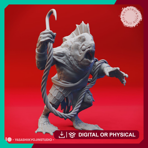 Kuo-toa - Hook - Tabletop Miniature - Only-Games