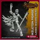 Classic Wizard Skeleton Hero (32mm scale)