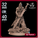 Cult Warrior - 40mm / 32mm Scale