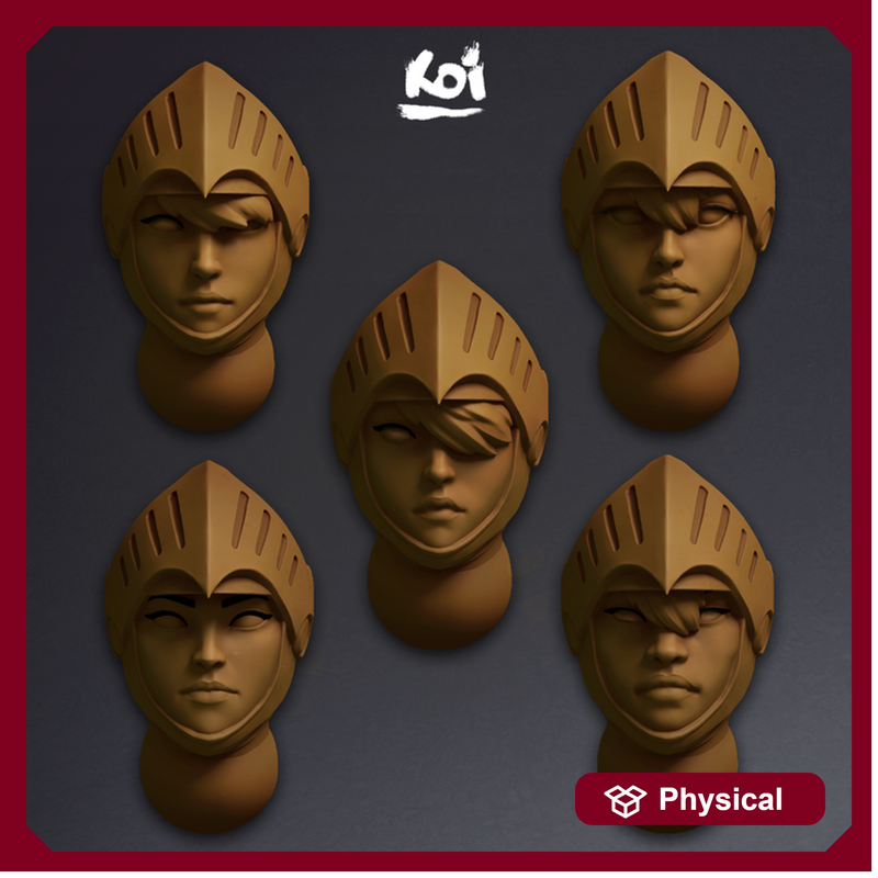 Daughters of the Storm - Miniature heads