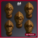 Daughters of the Storm - Miniature heads