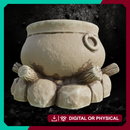 Witch Cauldron - Coven Ritual Prop STL for DnD & Wargaming