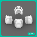Cyber Samurai V7 Bushi Shoulder Pads Type C