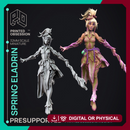 Spring Eladrin - High Fay - PRESUPPORTED - 32mm scale